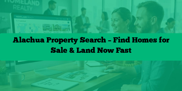Alachua Property Search – Find Homes for Sale & Land Now Fast