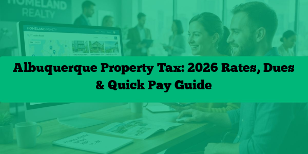 Albuquerque Property Tax: 2026 Rates, Dues & Quick Pay Guide