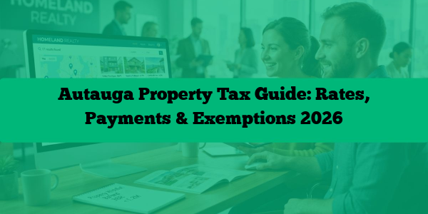 Autauga Property Tax Guide: Rates, Payments & Exemptions 2026