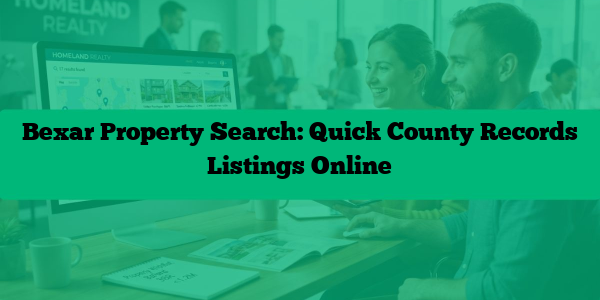 Bexar Property Search: Quick County Records Listings Online