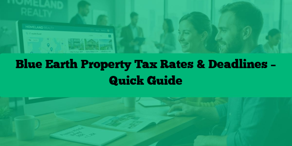 Blue Earth Property Tax Rates & Deadlines – Quick Guide