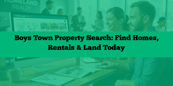 Boys Town Property Search: Find Homes, Rentals & Land Today
