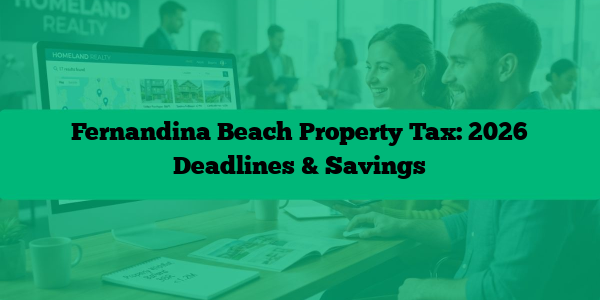 Fernandina Beach Property Tax: 2026 Deadlines & Savings