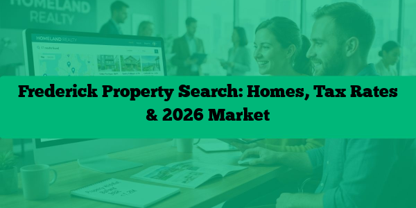 Frederick Property Search: Homes, Tax Rates & 2026 Market