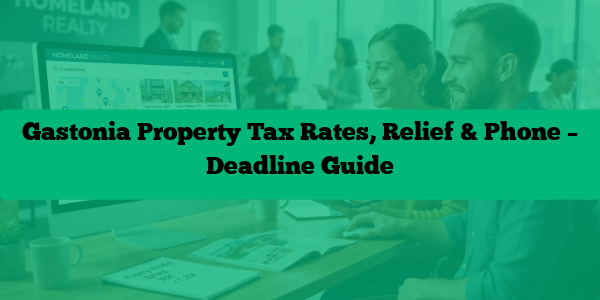 Gastonia Property Tax Rates, Relief & Phone – Deadline Guide