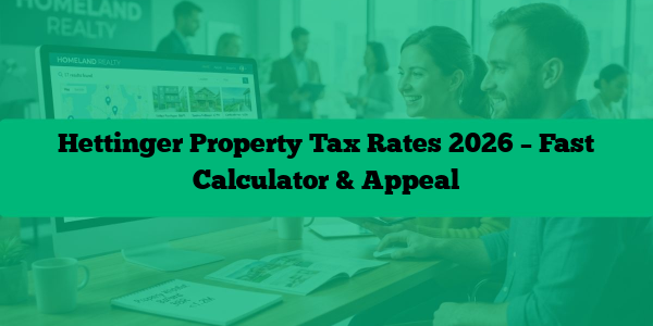 Hettinger Property Tax Rates 2026 – Fast Calculator & Appeal