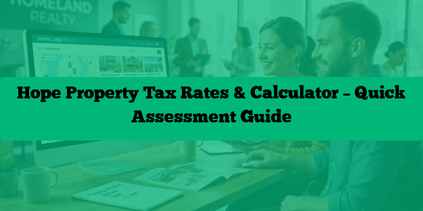 Hope Property Tax Rates & Calculator – Quick Assessment Guide