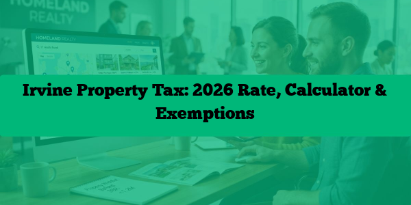 Irvine Property Tax: 2026 Rate, Calculator & Exemptions