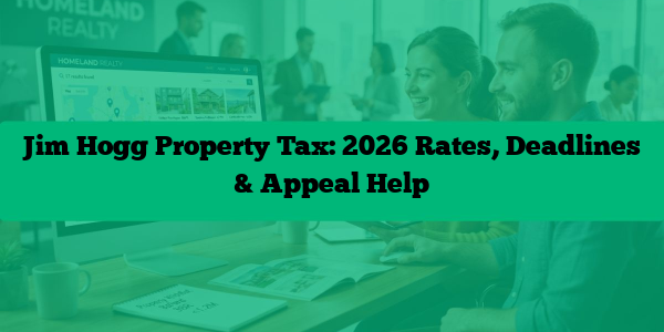 Jim Hogg Property Tax: 2026 Rates, Deadlines & Appeal Help
