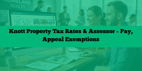 Knott Property Tax Rates & Assessor – Pay, Appeal Exemptions