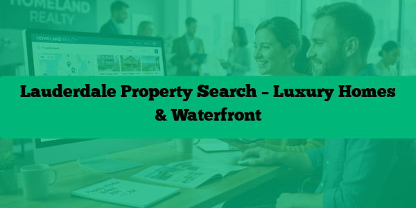 Lauderdale Property Search – Luxury Homes & Waterfront