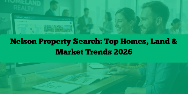 Nelson Property Search: Top Homes, Land & Market Trends 2026