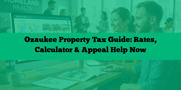 Ozaukee Property Tax Guide: Rates, Calculator & Appeal Help Now