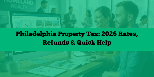 Philadelphia Property Tax: 2026 Rates, Refunds & Quick Help