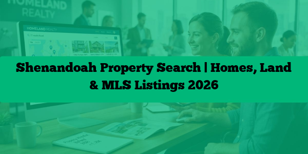 Shenandoah Property Search | Homes, Land & MLS Listings 2026