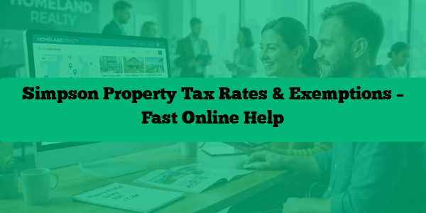 Simpson Property Tax Rates & Exemptions – Fast Online Help