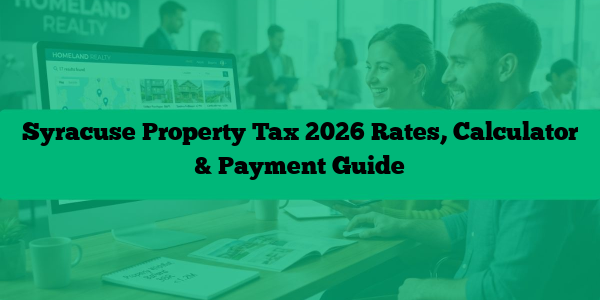Syracuse Property Tax 2026 Rates, Calculator & Payment Guide