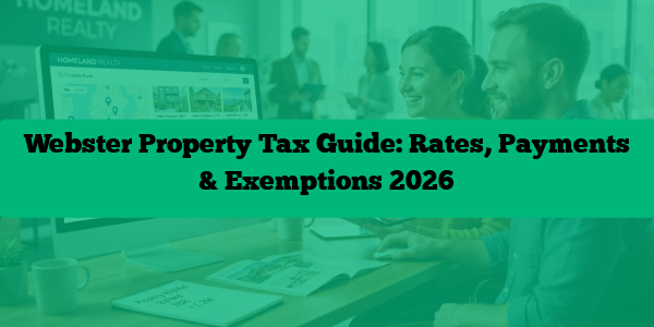 Webster Property Tax Guide: Rates, Payments & Exemptions 2026