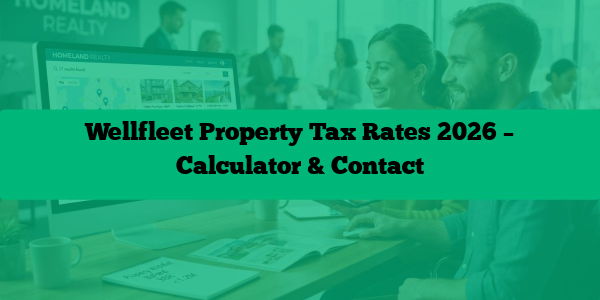 Wellfleet Property Tax Rates 2026 – Calculator & Contact