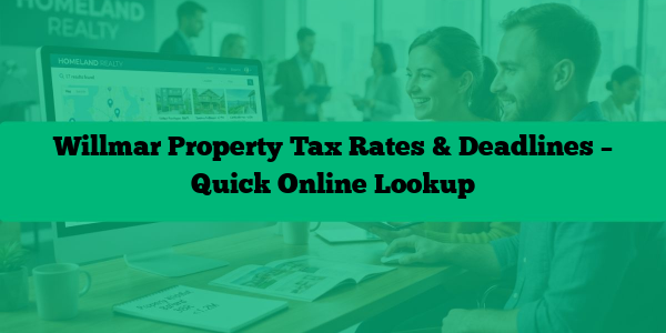 Willmar Property Tax Rates & Deadlines – Quick Online Lookup